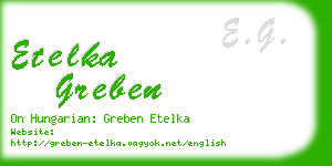 etelka greben business card